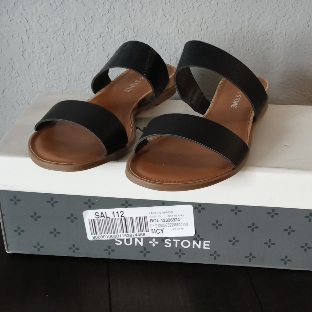 Sun Stone slide ons